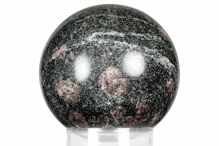 Polished Spinel in Granite Sphere - India #359768